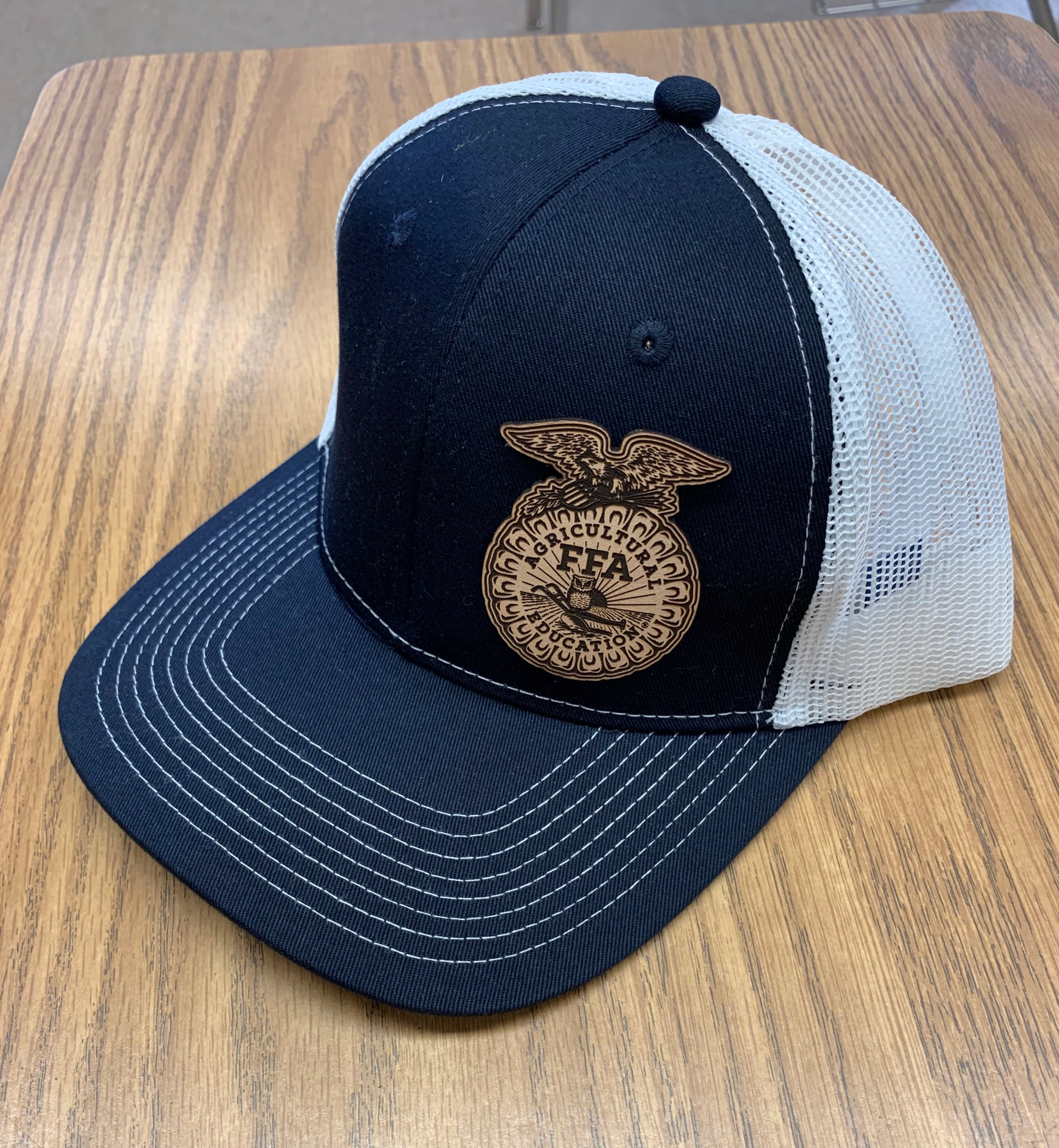 FHTH LV Logo With Leather Brim Cap